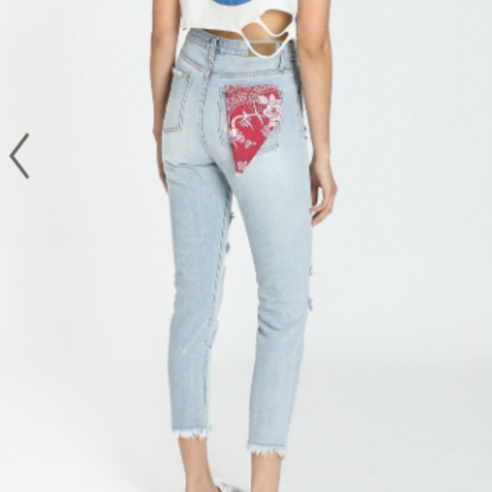 THE PEOPLE VS - MUM JEAN IN RAGGED BLUE